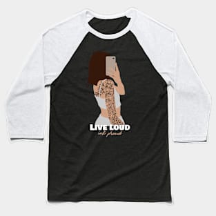 Live loud INK proud tattoo Baseball T-Shirt